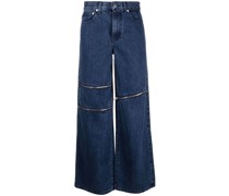 Jeans mit Reißverschlussdetail