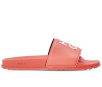 logo-debossed slides