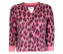 Cardigan mit Leopardenmuster