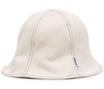 contrast-stitching reversible bucket hat