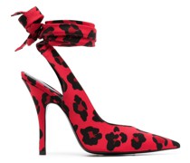 Pumps mit Leoparden-Print
