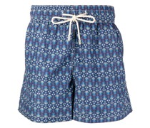 Badeshorts mit Blumenmuster