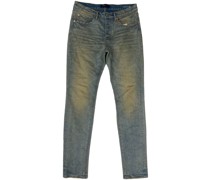 P001 Glitter Dirty Skinny-Jeans