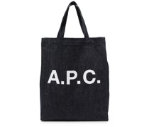 A.P.C. Shopper mit Logo-Print