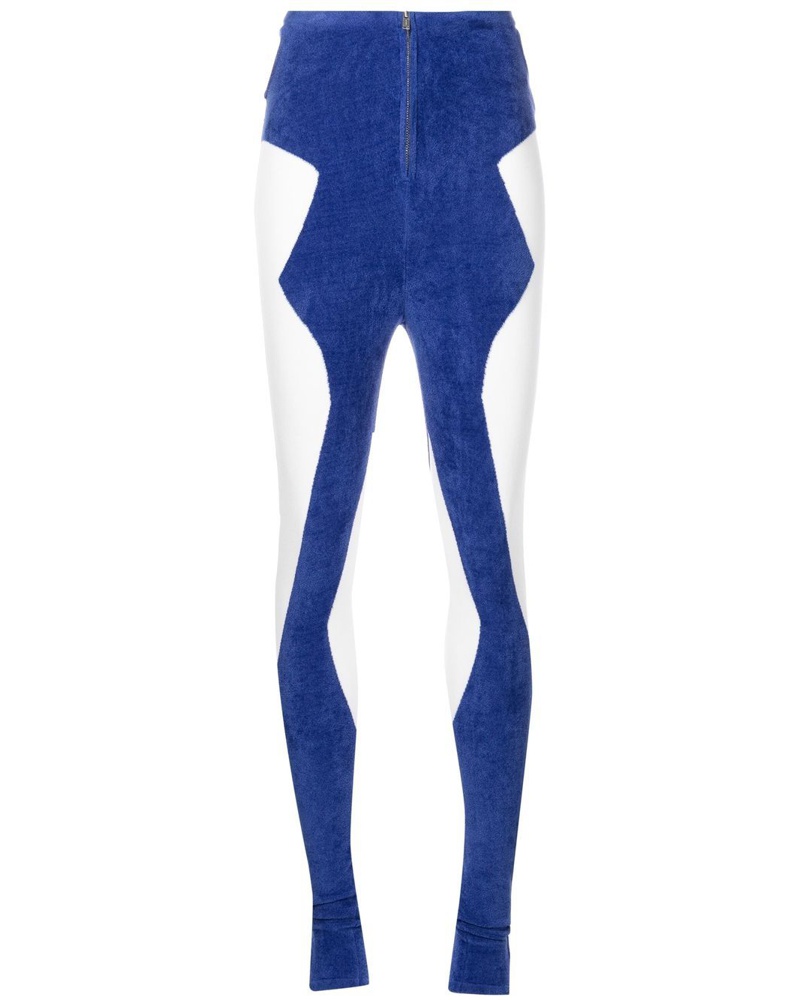 Dion Lee Damen Schmale Intarsien-Hose