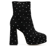 Stiefeletten mit Sternnieten