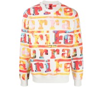 Sweatshirt mit Logo-Muster