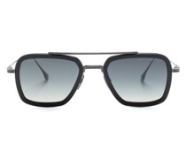 Eckige Sonnenbrille mit Farbverlauf