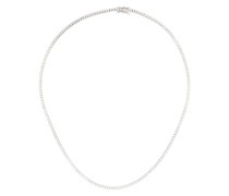 18kt Weißgoldhalskette mit Diamanten