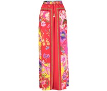 Hose mit Blumen-Print