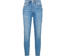 90s Skinny-Jeans mit hohem Bund