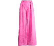High-Waist-Hose mit weitem Bein