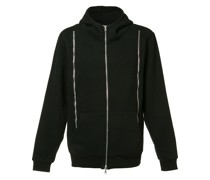 Kapuzenjacke mit Reisßverschlüssen