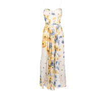 Capri Kleid mit Blumen-Print
