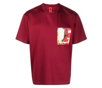 T-Shirt mit Graffiti-Print