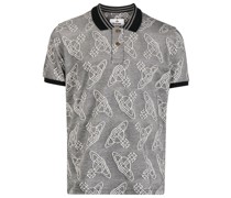 Poloshirt mit Orb-Print