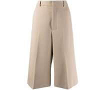 Cropped-Hose mit weitem Bein