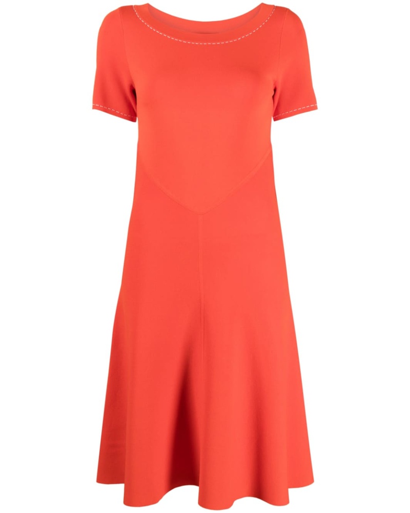 Paule Ka Damen Kleid mit kurzen Ärmeln