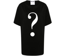 T-Shirt mit Fragezeichen-Print