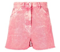 Jeansshorts mit Bleached-Effekt