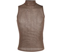 Trägershirt mit Lochmuster