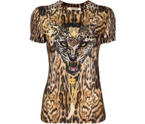 T-Shirt mit Jaguar-Print
