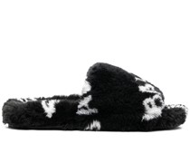 Slipper aus Faux Fur