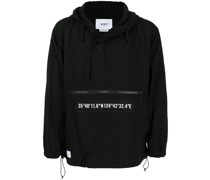 Kapuzenjacke mit Logo-Print