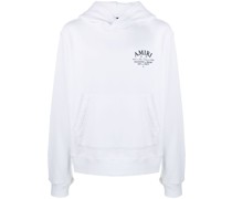 logo-print cotton hoodie
