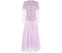 Transparentes Abendkleid