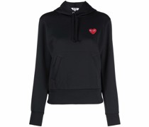 Hoodie mit aufgesticktem Herz
