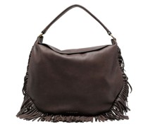 Handtasche mit Logo-Schild