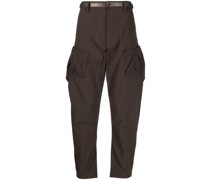 Tapered-Cargohose mit Logo-Applikation