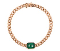 18kt Rotgoldring im Ketten-Design