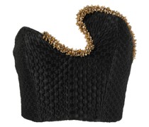 Cropped-Top mit Perlen