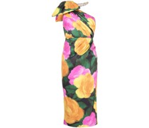 Midikleid mit Blumen-Print