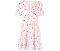 Minikleid mit Blumen-Print