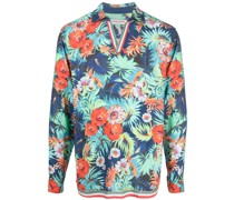 Ridley Hemd mit Blatt-Print
