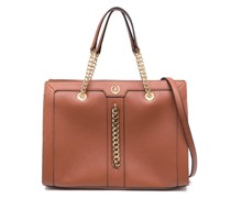 Schultertasche mit Kettenverzierung