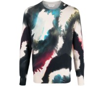 Sweatshirt mit abstraktem Print