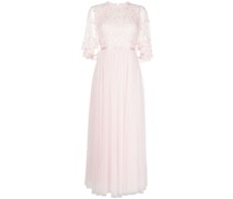 Abendkleid mit floraler Spitze