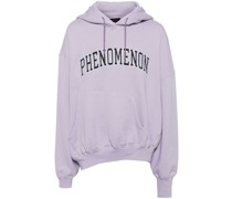 x Phenomenon asymmetric cotton hoodie