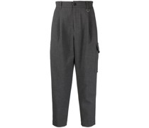 Schmal zulaufende Cropped-Hose