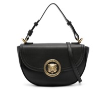 Tiger Head-plaque shoulder bag