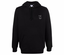 x Maison Kitsuné Hoodie mit Logo-Patch