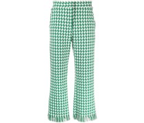 Hose mit Hahnentrittmuster