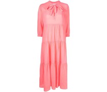 Gestuftes Kleid mit Finish