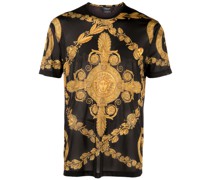 T-Shirt mit Maschera Baroque-Print