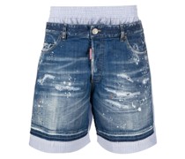 Shorts im Layering-Look