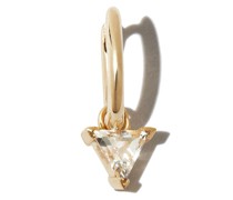 9kt Gelbgoldohrring mit Quarz